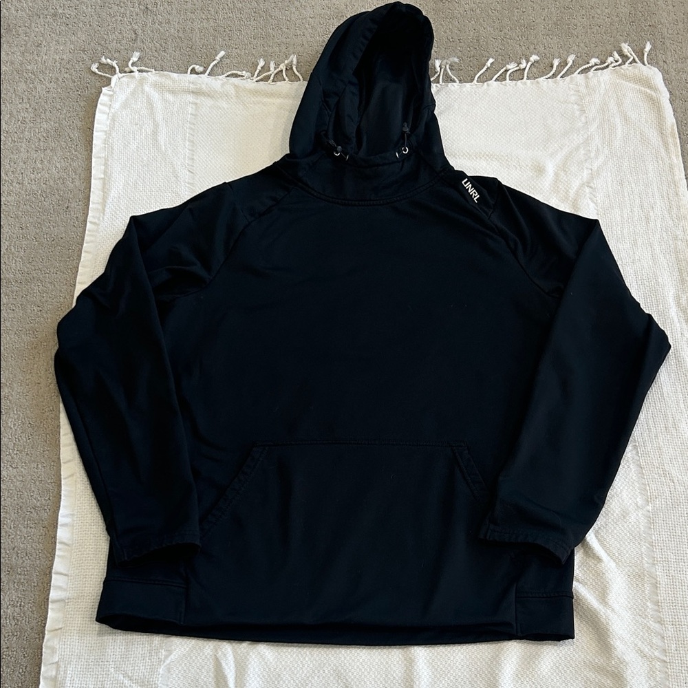 UNRL Black Hoodie Sweatshirt SIZE L